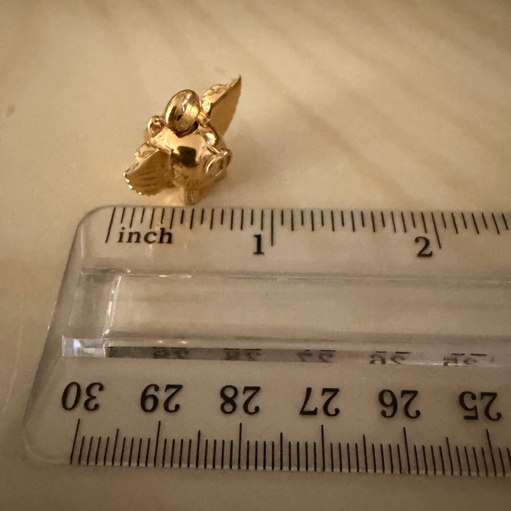 Gold When Pigs Fly Pet Ash Pendant